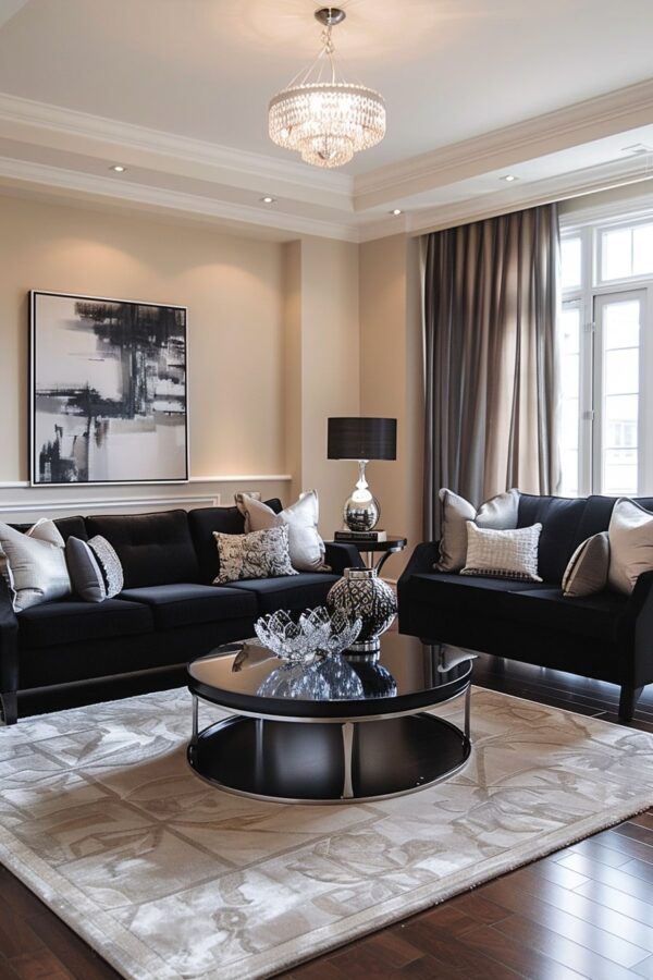 18 Black And Neutral Living Room Ideas You Will Love! My Decor Inspo