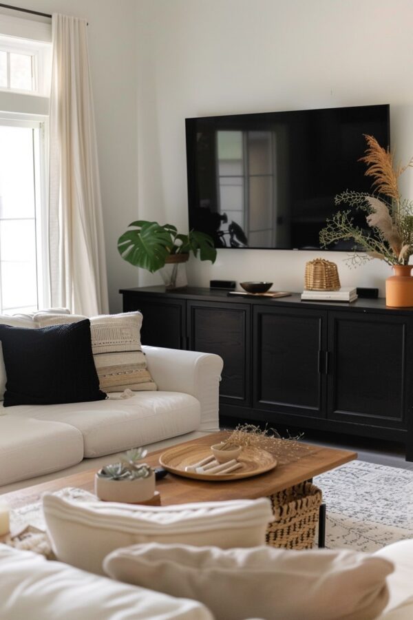 18 Black And Neutral Living Room Ideas You Will Love! - My Decor Inspo - Neutral Urban Decor