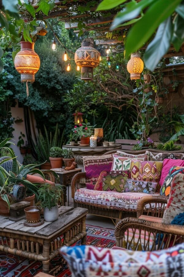 17 Cozy Boho Patio Decoration Ideas! - My Decor Inspo