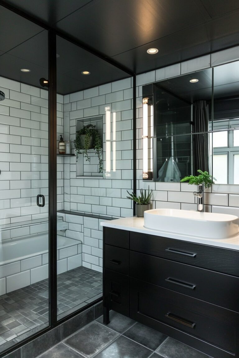 16 Black & White Bathroom Interior Designs For Your Inspiration! - My ...