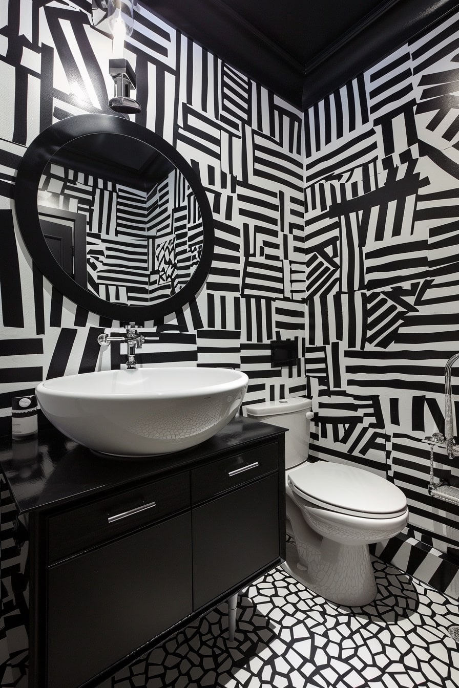 16 Black & White Bathroom Interior Designs For Your Inspiration! - My ...