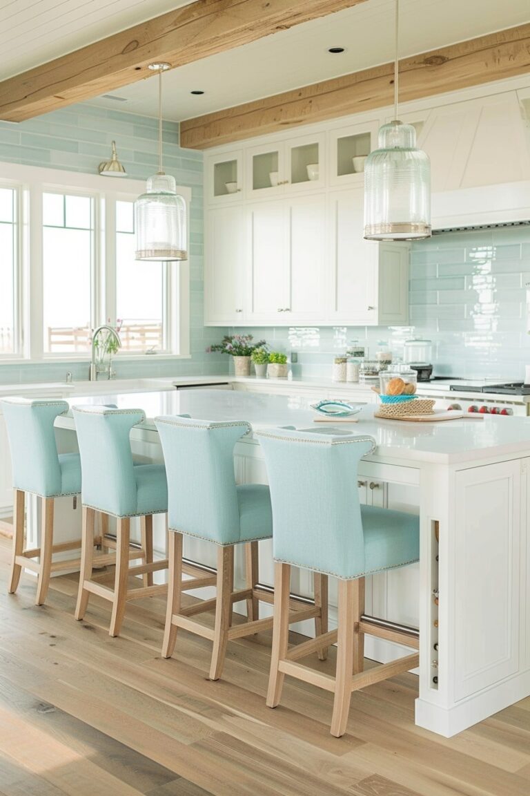 16 Dreamy Coastal Kitchen Designs Perfect for Seaside Living! - My ...