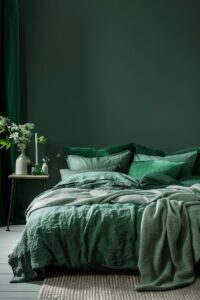 20 Enchanting Dark Green Bedroom Designs to Inspire You! - My Decor Inspo