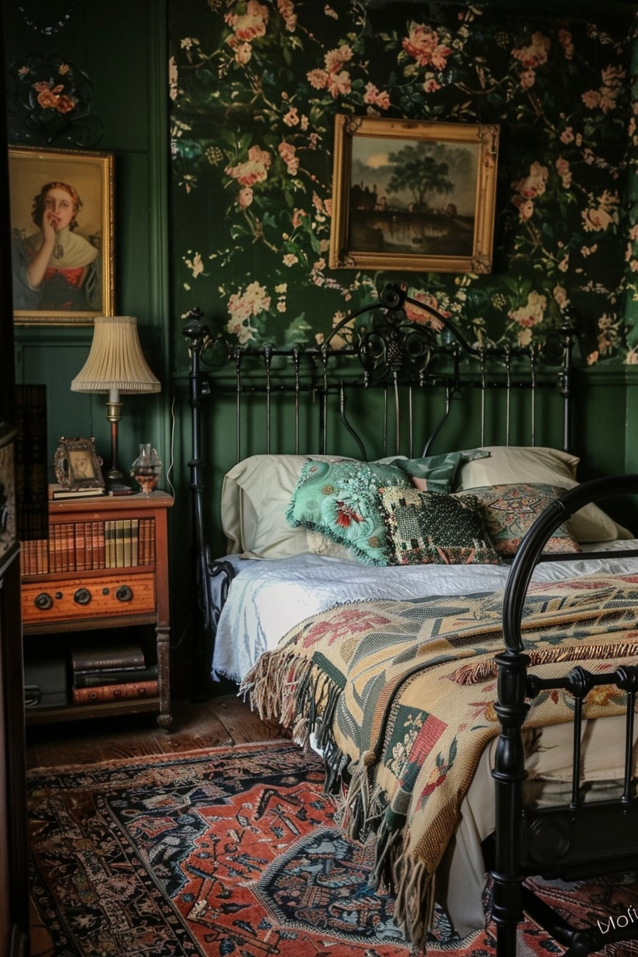 20 Enchanting Dark Green Bedroom Designs to Inspire You! - My Decor Inspo