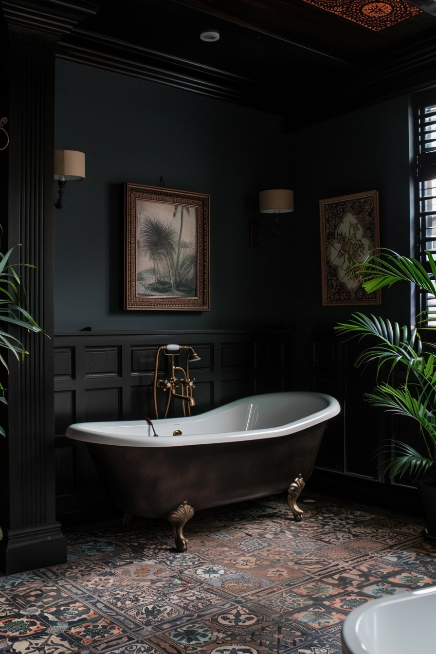 17 Dark Academia Bathroom Designs For Your Inspirations! - My Decor Inspo