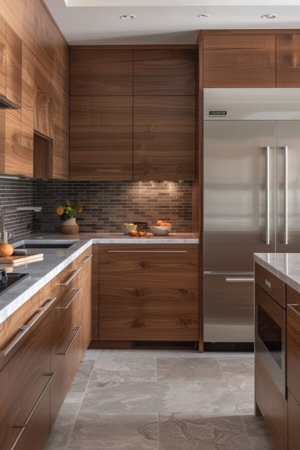 10 Walnut Kitchen Cabinets Inspiration Designs You Will Love! - My ...