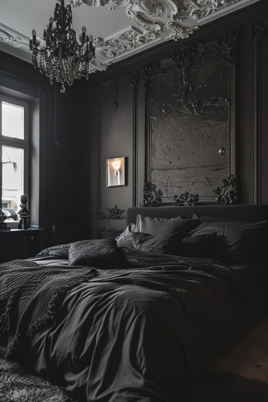 18 Black Bedroom Interior Ideas That Are Really Unique! - My Decor Inspo