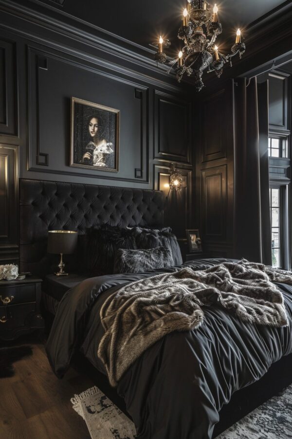 18 Black Bedroom Interior Ideas That Are Really Unique! - My Decor Inspo