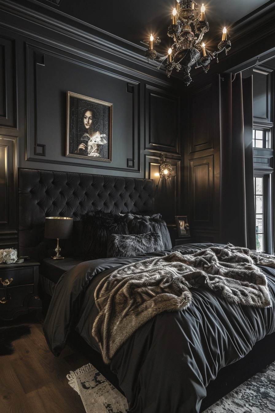18 Black Bedroom Interior Ideas That Are Really Unique! - My Decor Inspo