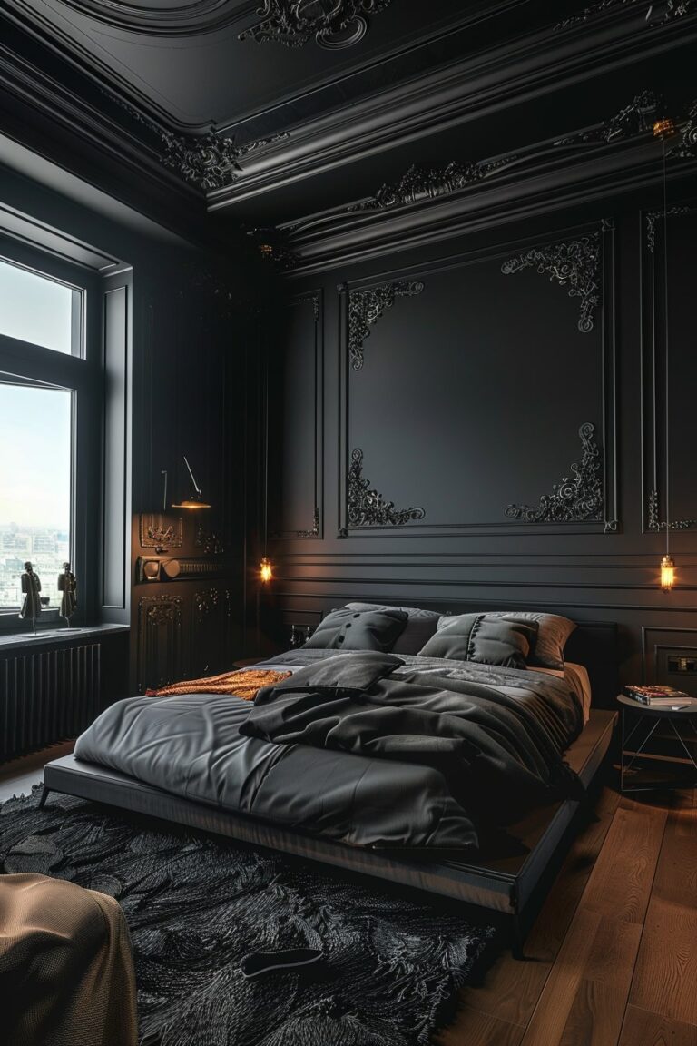18 Black Bedroom Interior Ideas That Are Really Unique! - My Decor Inspo