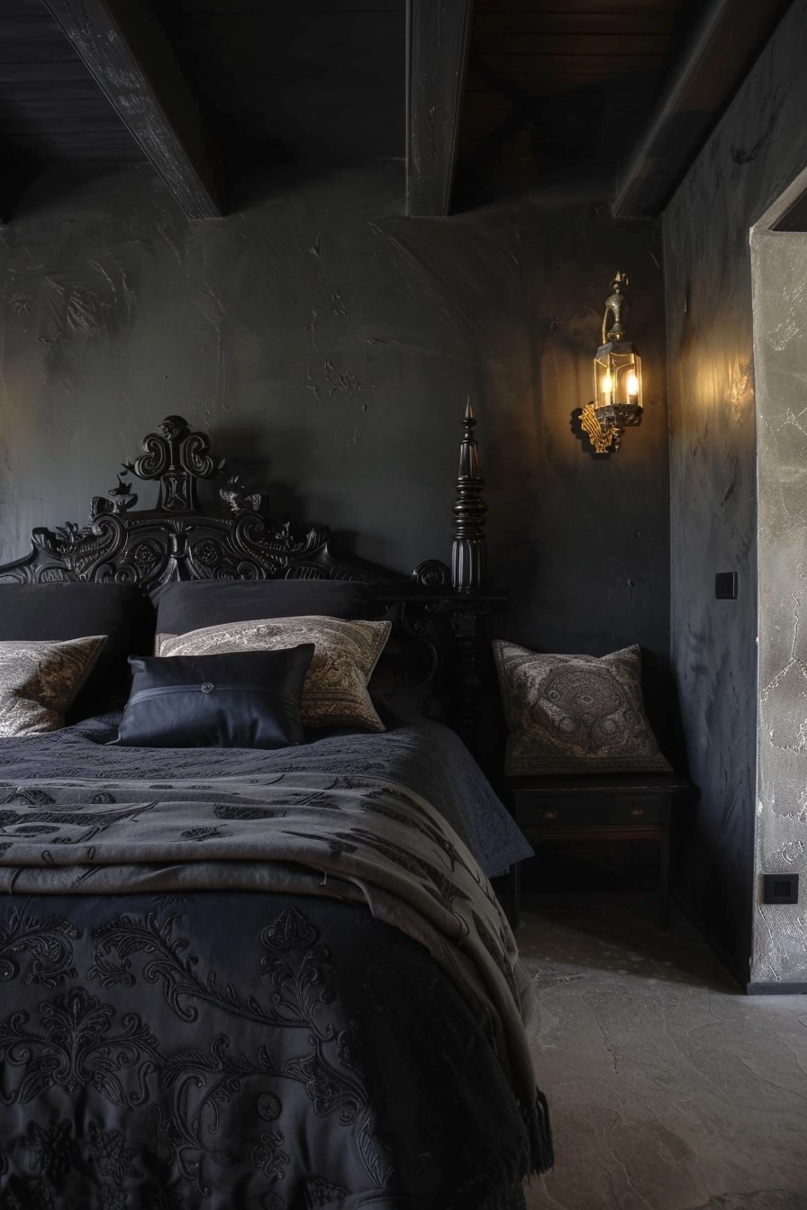 18 Black Bedroom Interior Ideas That Are Really Unique! - My Decor Inspo