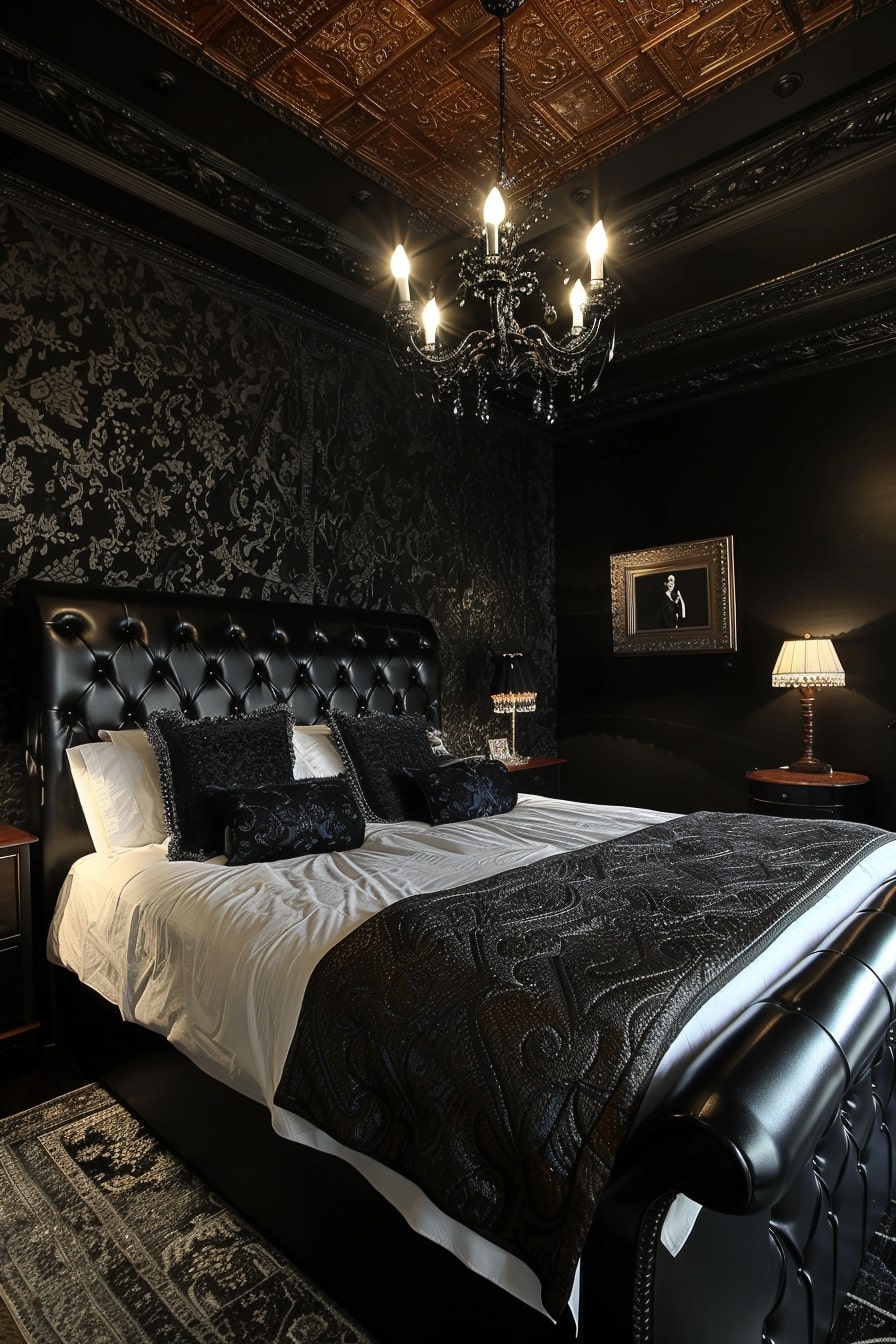 18 Black Bedroom Interior Ideas That Are Really Unique! - My Decor Inspo