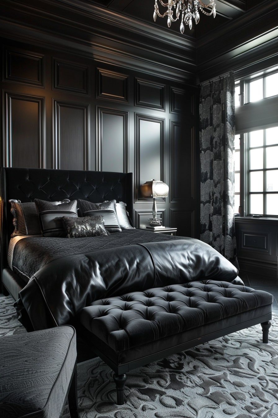 18 Black Bedroom Interior Ideas That Are Really Unique! - My Decor Inspo