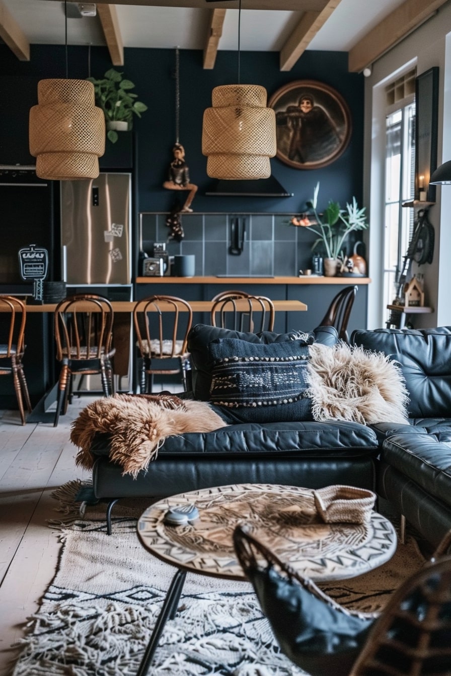 16 Dark Boho Living Room Interior Designs You Will Fall In Love With ...