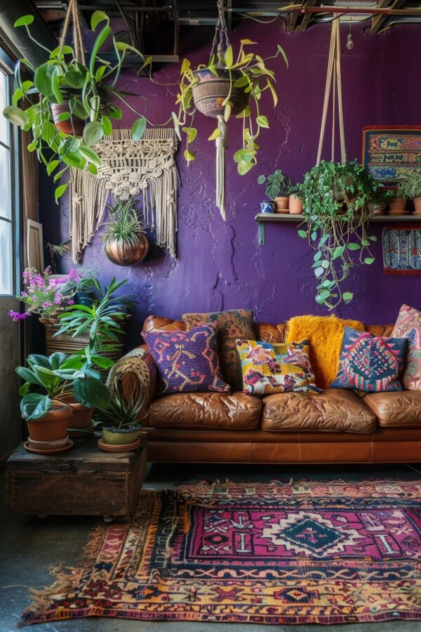 16 Dark Boho Living Room Interior Designs You Will Fall In Love With ...