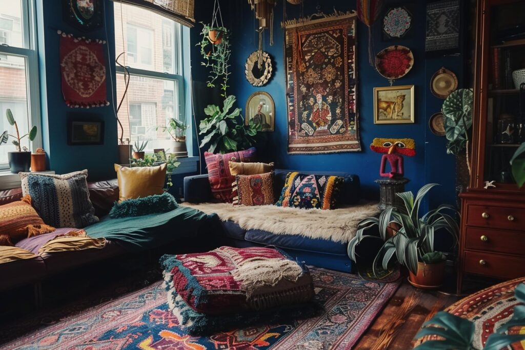16 Dark Boho Living Room Interior Designs You Will Fall In Love With ...