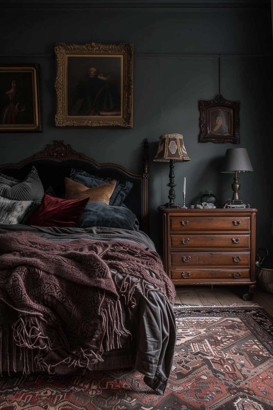 15 Dark Cozy Bedroom Ideas That Blend Comfort and Style! - My Decor Inspo
