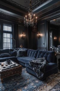 15 Gothic Living Room Interior Ideas You Will Love! - My Decor Inspo