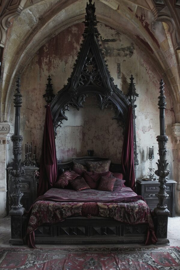 14 Gothic Bedroom Interior Ideas To Fuel Your Dreams! - My Decor Inspo