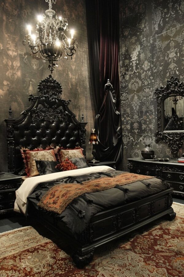 14 Gothic Bedroom Interior Ideas To Fuel Your Dreams! - My Decor Inspo
