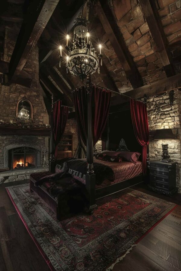 14 Gothic Bedroom Interior Ideas To Fuel Your Dreams! - My Decor Inspo