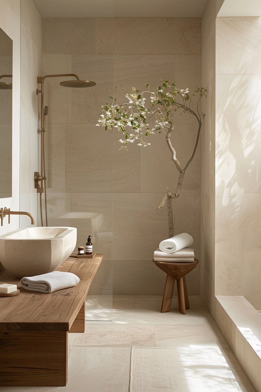 15 Japandi Bathroom Interior Designs You Have To See! - My Decor Inspo