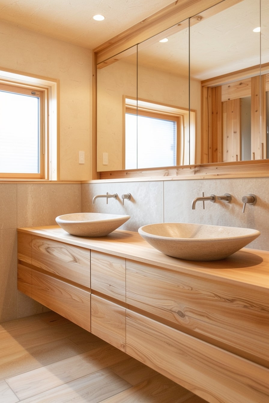 15 Japandi Bathroom Interior Designs You Have To See! - My Decor Inspo