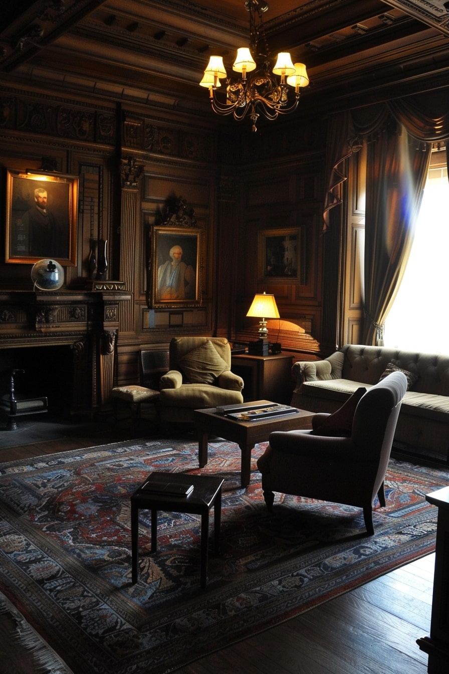 20 Dark Academia Living Room Interior Designs To Fuel Your Dreams! - My ...