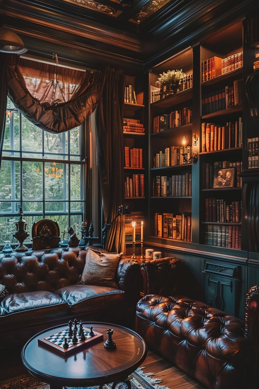 20 Dark Academia Living Room Interior Designs To Fuel Your Dreams! - My ...