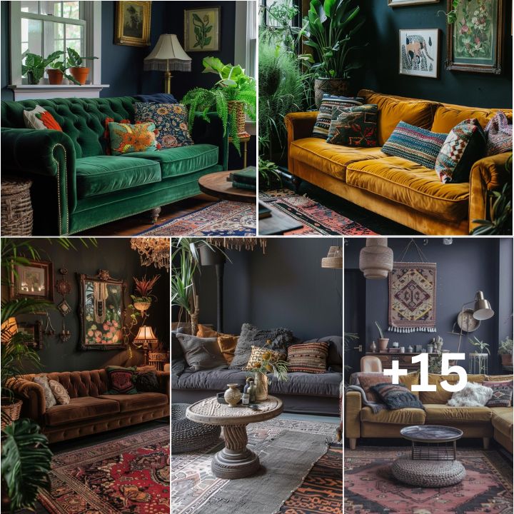 Dark Boho Interior Design