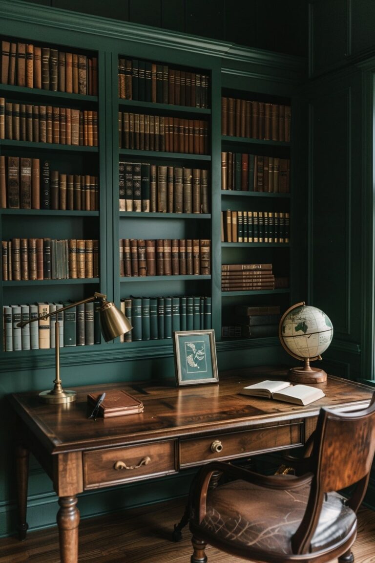 12 Dark Academia Themed Office Designs To Fuel Your Dreams! - My Decor ...