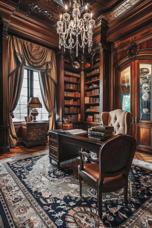 12 Dark Academia Themed Office Designs To Fuel Your Dreams! - My Decor ...