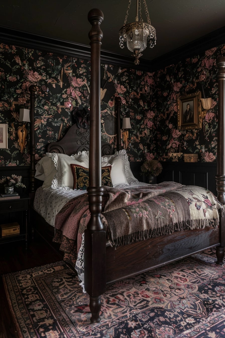 15 Dark Cottagecore Bedroom Interior Designs You Will Love! - My Decor ...