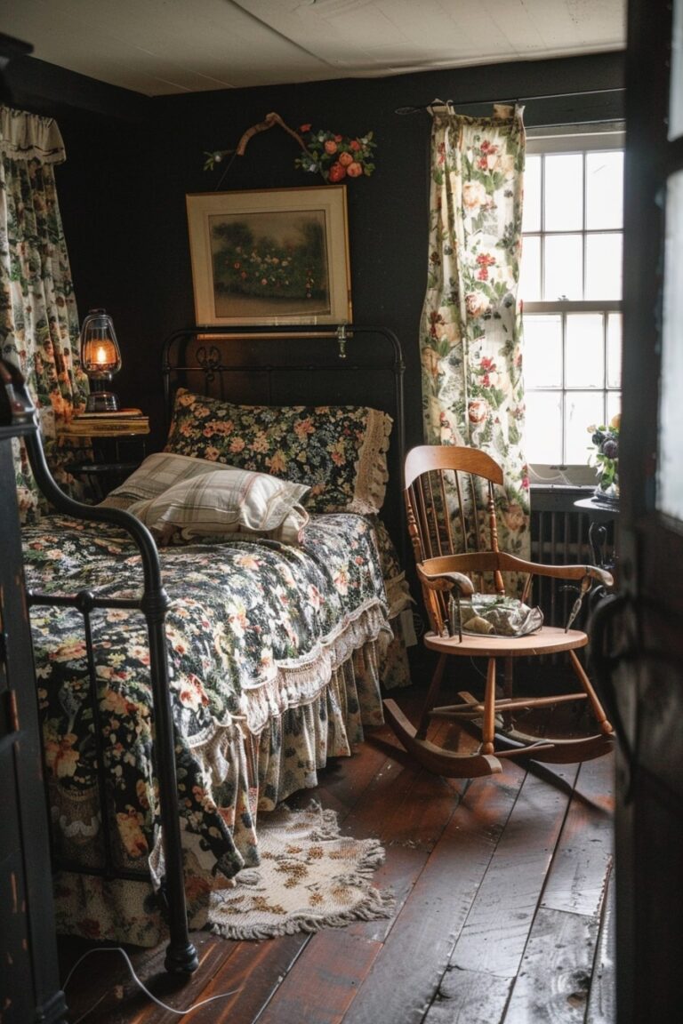 15 Dark Cottagecore Bedroom Interior Designs You Will Love! - My Decor ...