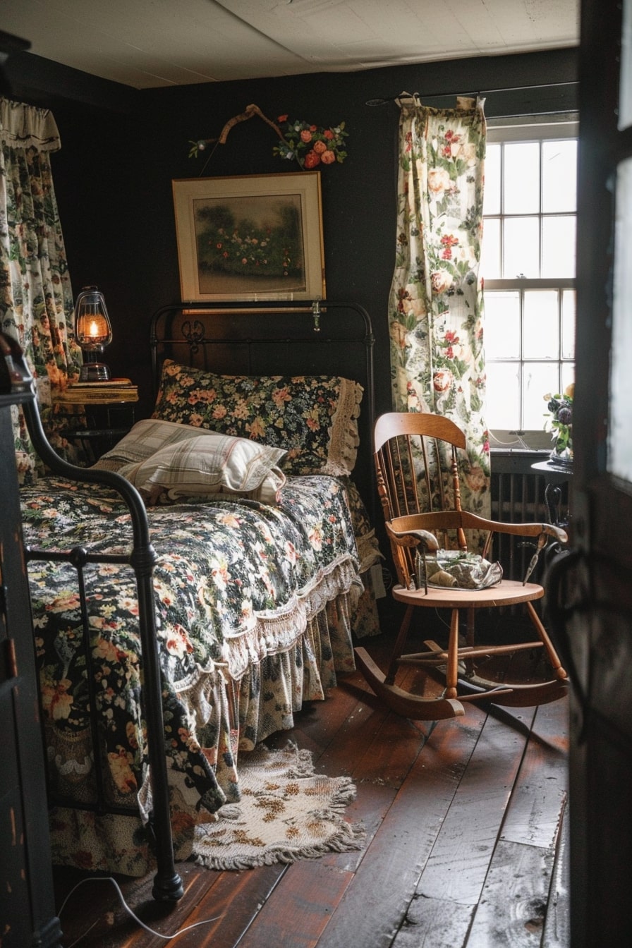 15 Dark Cottagecore Bedroom Interior Designs You Will Love! - My Decor Inspo