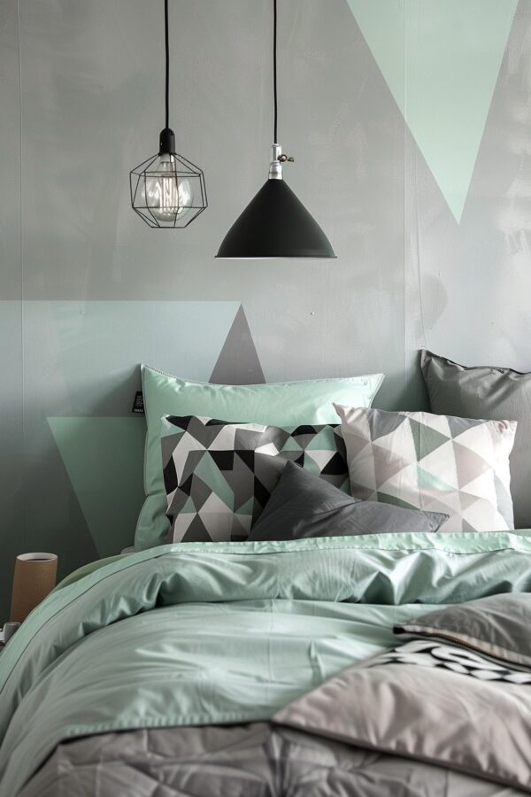 10 Green And Grey Bedroom Interior Designs For Your Inspiration! - My Decor Inspo