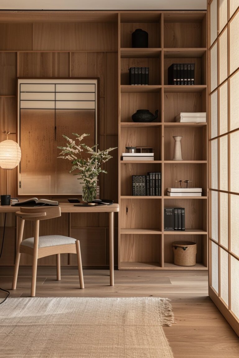 15 Japandi Home Office Design Ideas For A Productive Day! - My Decor Inspo