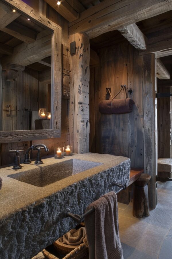 15 Rustic Bathroom Interior Designs You Will Fall In Love With! - My ...
