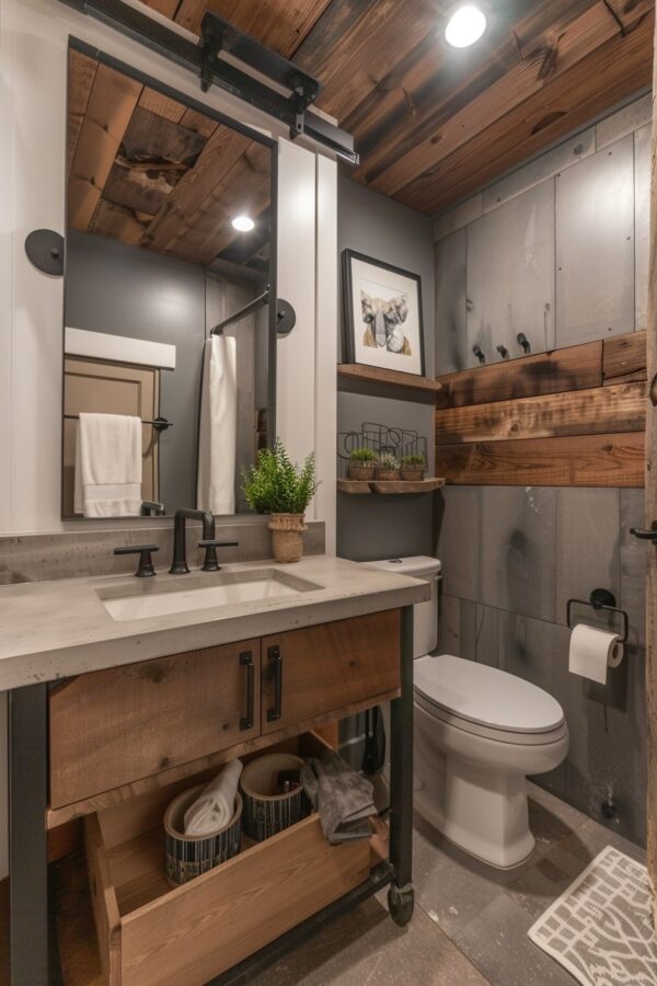 15 Rustic Bathroom Interior Designs You Will Fall In Love With! - My ...