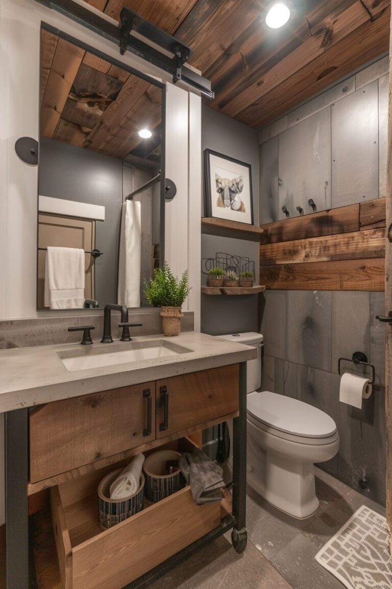 15 Rustic Bathroom Interior Designs You Will Fall In Love With! - My ...