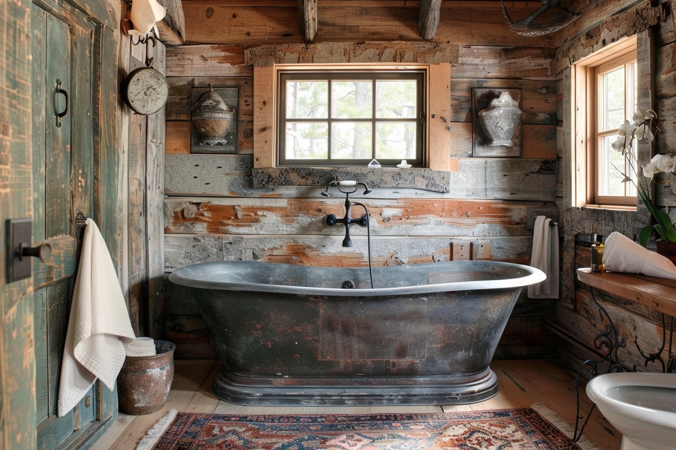 15 Rustic Bathroom Interior Designs You Will Fall In Love With! - My ...