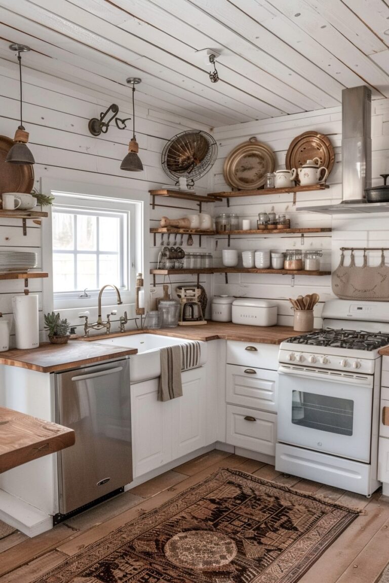 15 Small Farmhouse Kitchen Interior Ideas You Will Fall In Love With ...