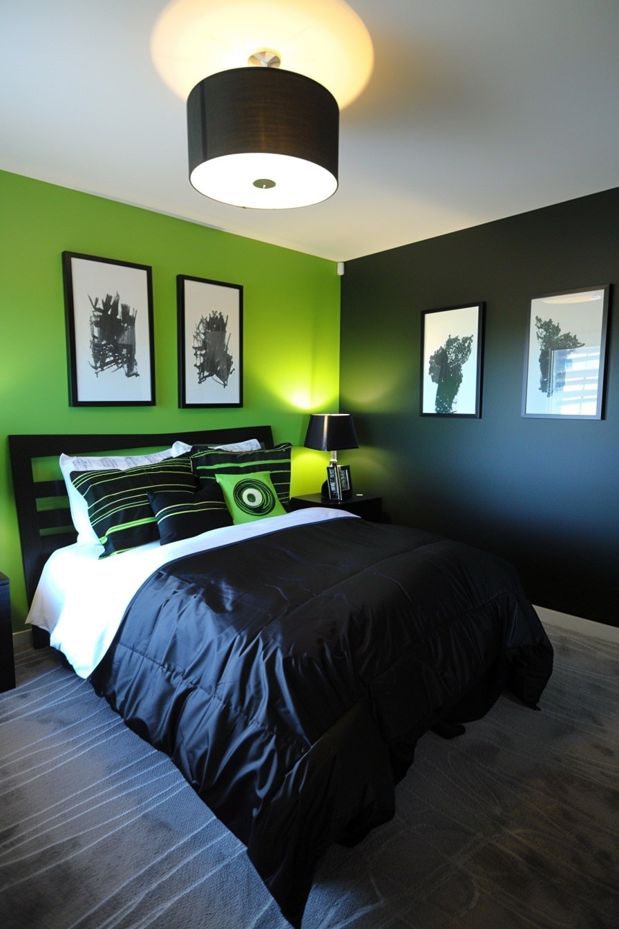 12 Black and Green Bedrooms for a Modern Look! My Decor Inspo
