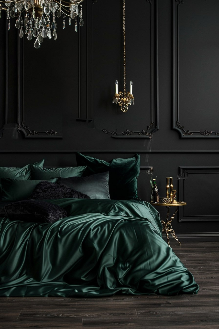 12 Black and Green Bedrooms for a Modern Look! - My Decor Inspo
