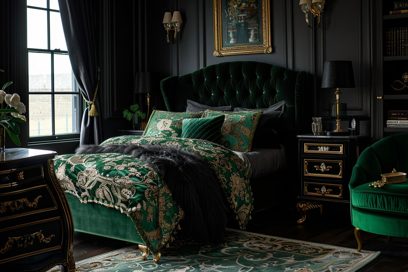 12 Black and Green Bedrooms for a Modern Look! My Decor Inspo