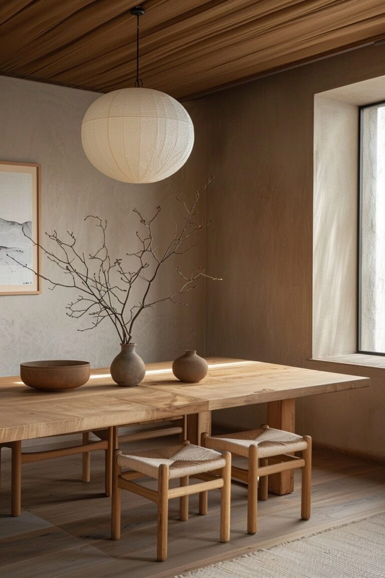 20 Japandi Dining Rooms That Blend Elegance and Simplicity! - My Decor ...