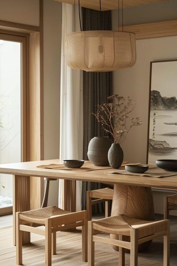 20 Japandi Dining Rooms That Blend Elegance and Simplicity! - My Decor Inspo