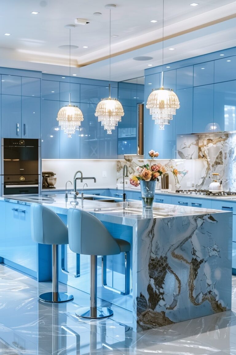 15 Light Blue Kitchen Ideas for a Fresh and Airy Look! - My Decor Inspo