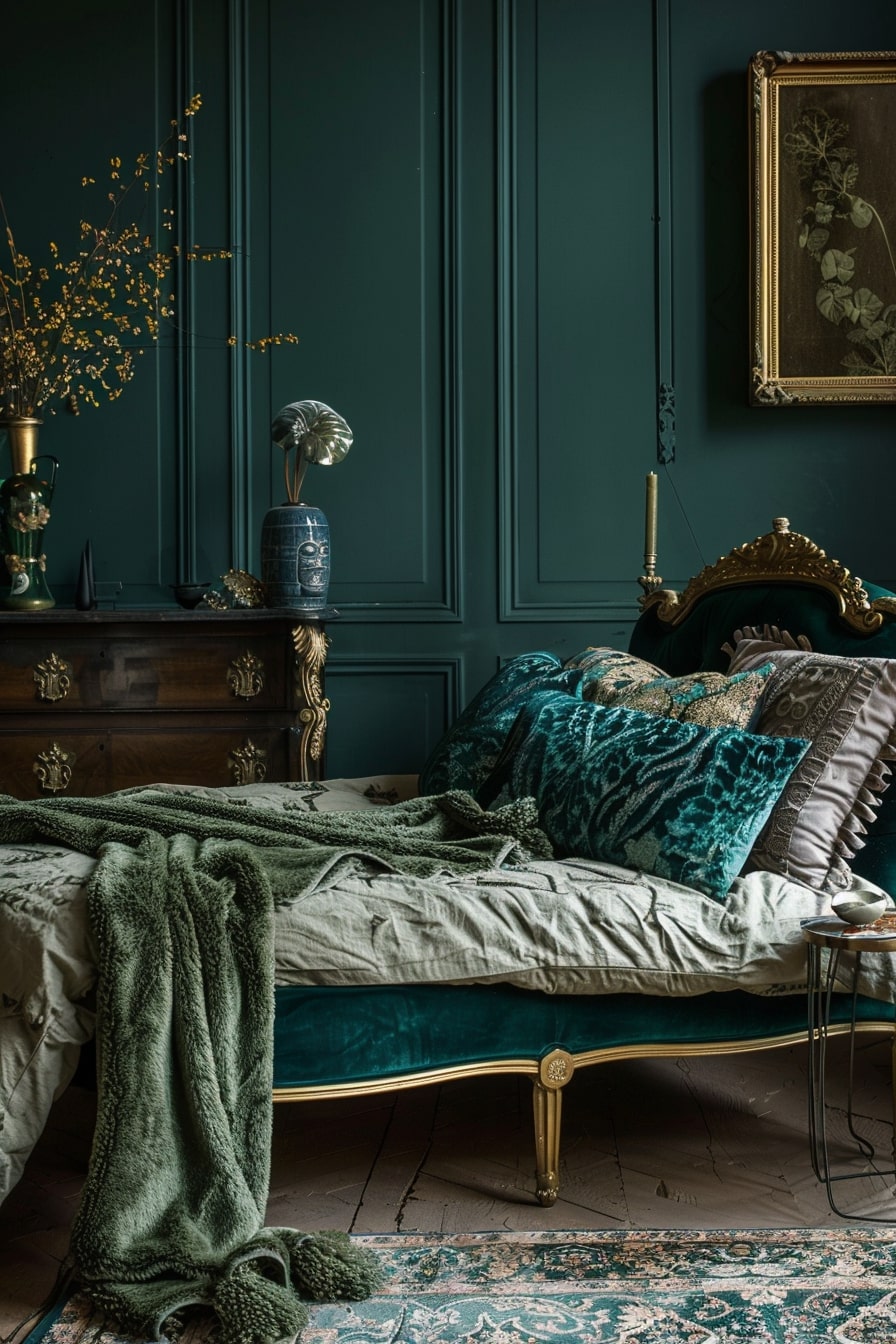 14 Moody Green Bedroom Ideas for a Serene Retreat! - My Decor Inspo