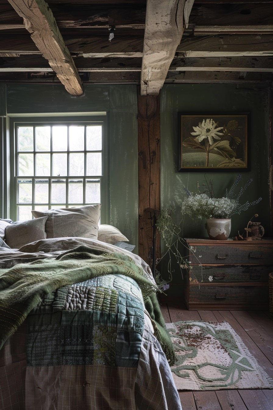 14 Moody Green Bedroom Ideas for a Serene Retreat! - My Decor Inspo